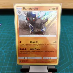 LP Rampardos 65/156, Holo Rare, 2018 Ultra Prism, Pokemon TCG - Image 1