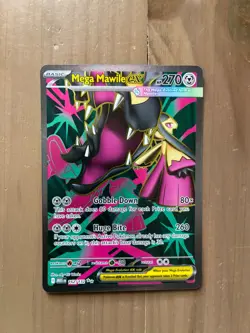 Mega Mawile ex ME01: Mega Evolution #162/132 Ultra Rare Pokemon Card T4-249 - Image 1