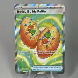 Pokemon TCG Mega Evolution Buddy Buddy Poffin 167/132 Full Art Trainer NM - Image 1