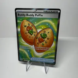 Buddy-Buddy Poffin 167/132 Ultra Rare Full Art Holo - Pokemon Mega Evolutions - Image 1