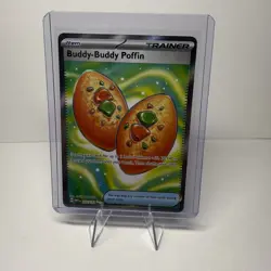 Buddy-Buddy Poffin 167/132 Ultra Rare Full Art Holo - Pokemon Mega Evolutions - Image 3