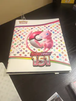 Pokemon Scarlet And Violet 151 Mew [BINDER ONLY] Barely Used, Mostly Unused - Image 1