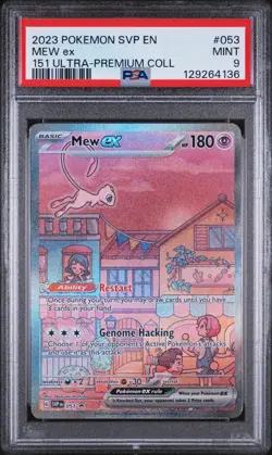 2023 Pokemon Svp En-Sv Black Star Promo #053 Mew Ex 151 Ultra-Premium Coll PSA 9 - Image 1