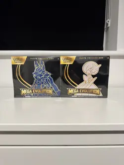Pokemon TCG Mega Evolution Lucario & Gardevoir Elite Trainer Box x2 ETB sealed - Image 1