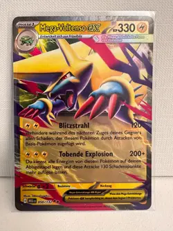 Pokemon MEG DE 050/132 Mega Voltenso ex Mega-Entwicklung Karte Deutsch NM - Image 1