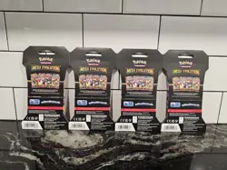 Pokemon TCG (4) Mega Evolutions Sleeved Booster Packs - Full Art Set SEALED! - Image 2