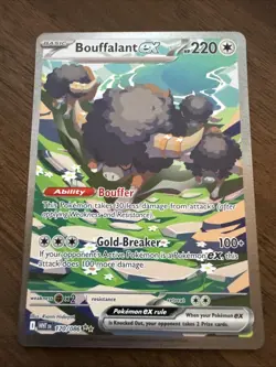 Pokemon Bouffalant ex 170/086 Sv: White Flare Special Illustration Rare Holo - Image 1