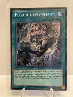 Yu-Gi-Oh! Fusion Deployment CH01-EN029 * Secret Rare * 1st Edition NM - Image 1