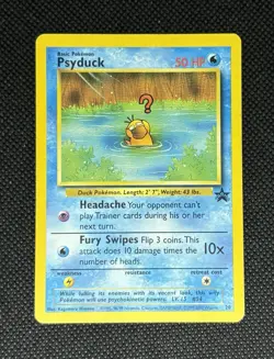 2000 Psyduck LP- Black Star Promo* #20/53 Rare Vintage WOTC Pokemon Card TCG - Image 1