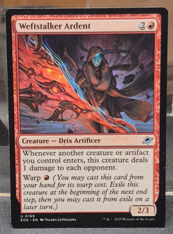U 0169 Weftstalker Ardent Creature Uncommon Edge of Eternities MTG Card Red - Image 1