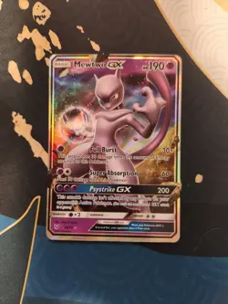 Mewtwo GX 39/73 Shining Legends Holo Pokemon Trading Card Game - Image 1