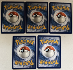 Lot of 5 Prize Pack Stamped Pokemon Cards - Skeledirge, Miraidon, Roaring Moon - Image 2