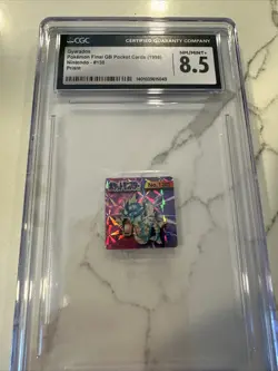 1998 Pokemon Final GB Pocket Cards Nintendo Gyarados #130 Prism CGC 8.5 Pop 2 - Image 2