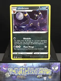 Pokemon Card Umbreon SWSH129 Black Star Promo Holo Near Mint - Image 1