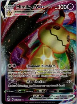 Pokemon Card Mimikyu VMAX 069/172 Brilliant Stars - Near Mint - Image 1