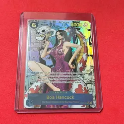 ONE PIECE Card Boa Hancock OP07-051 Comic Parallel Manga Alt Art English - Image 1