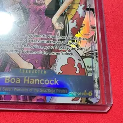 ONE PIECE Card Boa Hancock OP07-051 Comic Parallel Manga Alt Art English - Image 2