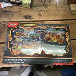 Pokemon Charizard ex Special Collection Journey Together Promo Card Box Damaged - Image 1