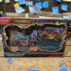 Pokemon Charizard ex Special Collection Journey Together Promo Card Box Damaged - Image 2