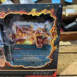 Pokemon Charizard ex Special Collection Journey Together Promo Card Box Damaged - Image 3