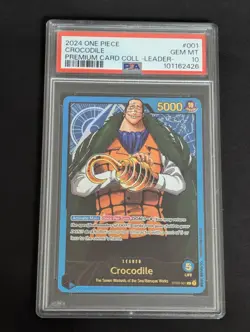 One Piece Card Game Promo Crocodile ST03-001 Premium Card Leader Collection - Image 1