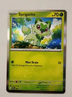 Paldea Evolved Collection PROMO 3 Card Set Quaxly Sprigatito Fuecoco Holo NM - Image 2