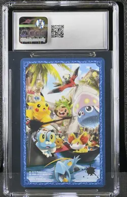 Pokemon Chespin Jack of Spades Tokyo Bay Playing Poker Card CGC 10 GEM MINT - Image 2