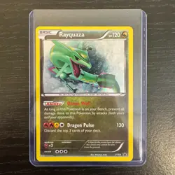 Rayquaza XY Holo Pokemon Card XY64 (Excellent Condition) - Image 1