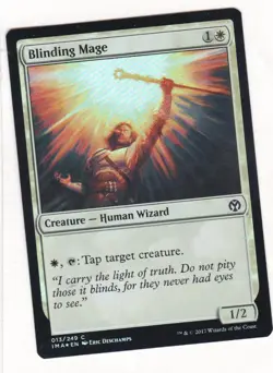 Magic: MTG: Iconic Masters: Foil: Blinding Mage - Image 1