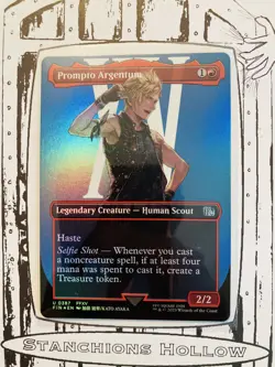 MTG Prompto Argentum (Borderless) (Foil) - FINAL FANTASY (FIN) U 0387 - Image 1
