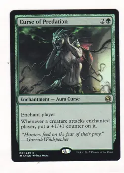 Magic: MTG: Foil: Iconic Masters: Curse of Predation - Image 1