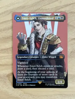 Emet-Selch, Unsundered #394 Borderless Non-Foil Mythic MTG FIN Final Fantasy NM - Image 1