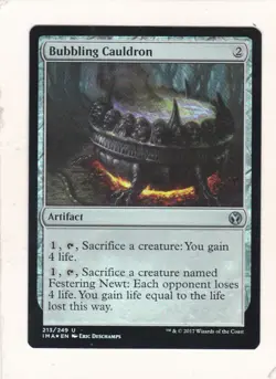 MTG: Iconic Masters: Foil: Bubbling Cauldron - Image 1