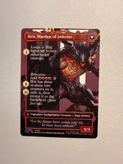 Clive, Ifrit's Dominant (#385 Borderless) - MTG FINAL FANTASY (FIN) NM - Image 2