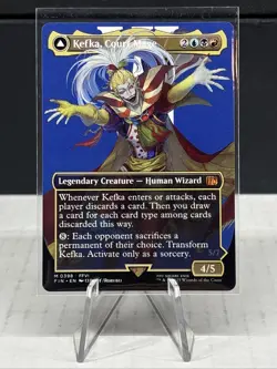 Kefka, Court Mage #398 MTG FIN Final Fantasy Mythic Borderless Regular FFVI - NM - Image 1