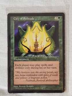 Played City of Solitude Visions Mtg Magic the Gathering - Image 1
