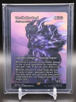 THE SHADOW LORD (Gix, Yawgmoth Praetor) Borderless Final Fantasy Mythic (0035) - Image 1