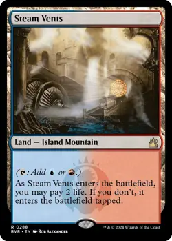 MTG Foil - Steam Vents - 288 / NM / English - Image 1