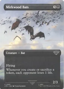 MTG Mirkwood Bats (Borderless) Normal NM Universes Beyond: The Lord of the Rings - Image 1