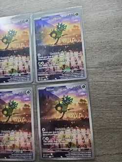 Ogerpon 123/--Teal Mask Holo Promo Pokemon TCG Scarlet & Violet Lot Of 4 - Image 3