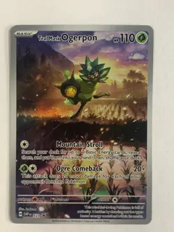 Pokemon TCG Promo SVP 123 Teal Mask Ogerpon Near Mint - Image 1