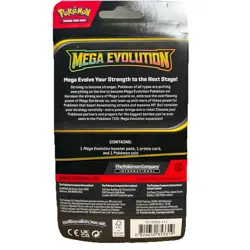 2pack Pokemon Mega Evolution Factory Sealed Blister Booster Pack Drifblim w/coin - Image 3