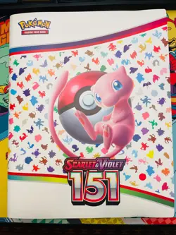 Pokemon SV 151 Set - MEW Binder - All Base + EX + Promos - Missing Some RevHolos - Image 1