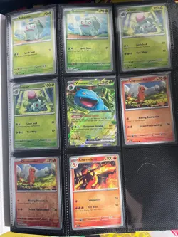 Pokemon SV 151 Set - MEW Binder - All Base + EX + Promos - Missing Some RevHolos - Image 3
