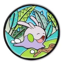 Pokemon Center 2025 Goomy Pokemon Monthly Pins Habitat Pin (4 of 12) *In Hand* - Image 3
