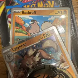 Pokemon Mega Evolution Booster 4 Packs - Blister w/ lycanroc Promo - Image 3