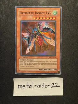 Yugioh Ultimate Insect LV7 TLM-EN010 The Lost Millennium Near Mint 1st Edition - Image 1