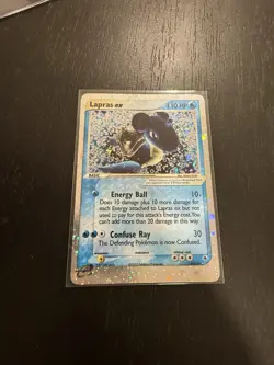Pokemon TCG Lapras EX Ruby and Sapphire Holo Ultra Rare Card 99/109 NM - Image 3