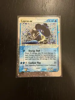 Pokemon TCG Lapras EX Ruby and Sapphire Holo Ultra Rare Card 99/109 NM - Image 4