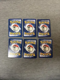 Pokemon Cards Bundle Of 6 Fossil Unlimited - Image 2